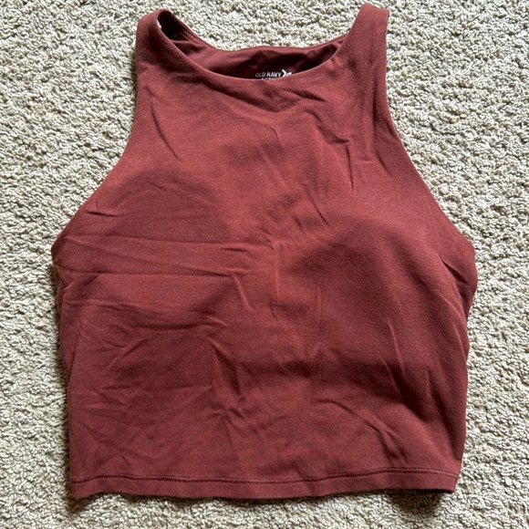 SET dark rusty red active wear, both size S - Picture 2 of 3